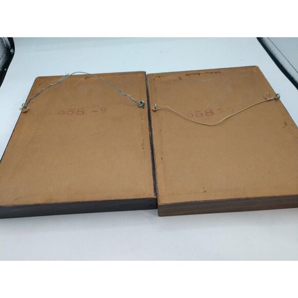 Pair Of Vintage La Mode Illustrée Fashion Prints In Wooden Frames - Picture 4 of 4